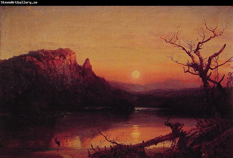 Jasper Francis Cropsey Sunset Eagle Cliff